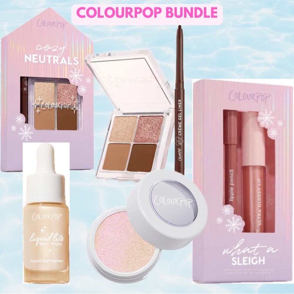 NIB Colourpop Holiday Beauty Bundle